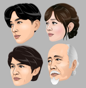 芸能人の似顔絵