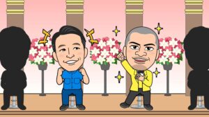 カミナリ似顔絵