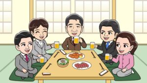 飲み会のイラスト