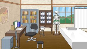 昔の診療所のイラスト