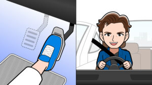 ブレーキのイラスト