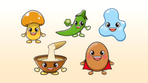 色々な野菜キャラクター