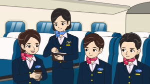 研修中のイラスト