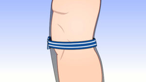 お腹と帯のイメージ