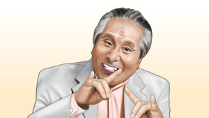 坂上二郎さん似顔絵