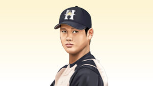 大谷翔平選手の似顔絵