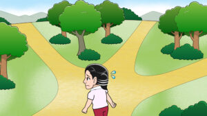 森の中で迷子になる