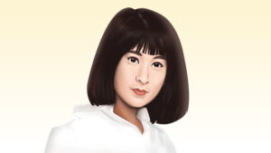 藤圭子さん似顔絵