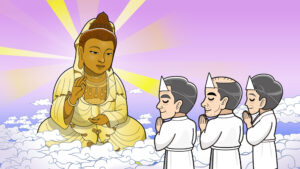 観音様のイラスト