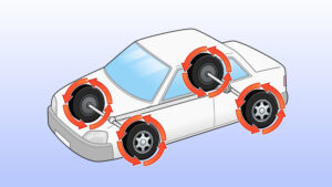 車の構造のイラスト