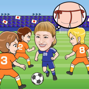 丸山桂里奈の似顔絵