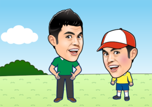 小島よしおさん子供の頃の似顔絵