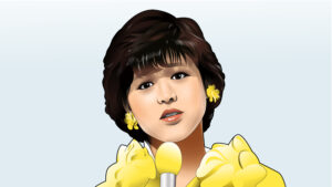 赤いスイートピーを歌う松田聖子さんC