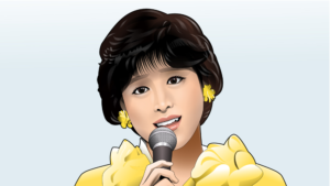 赤いスイートピーを歌う松田聖子さんD