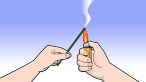 お墓ネタマルバツイラスト