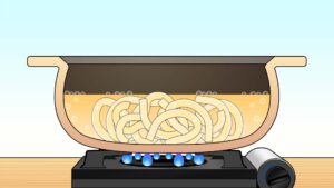 水分を吸わないうどん