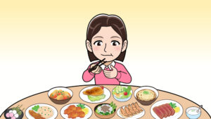 たくさん料理が食べられる人