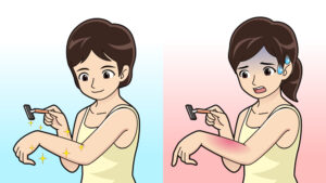 カミソリ負けをしてしまう人