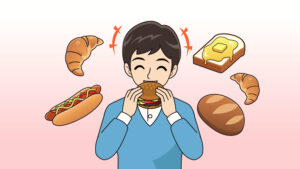 パンをたくさん食べる人