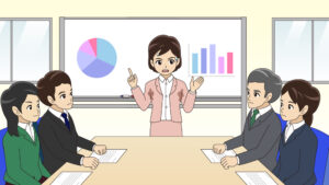 会議で脇汗が出てしまう人