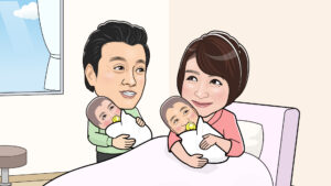 双子が生まれた