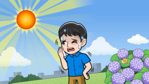 太陽がギラギラする夏