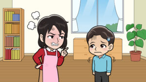 子供を怒ってしまう親
