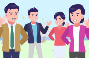 春の暖かい季節に