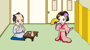 江戸時代に芸者遊びをする人