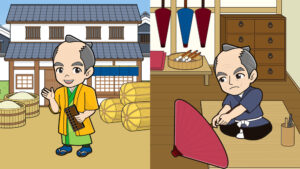 江戸時代の商人と職人