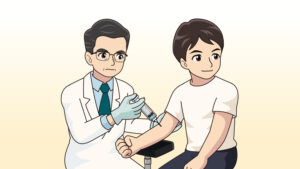 注射を見ない人