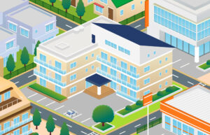 老人ホームを上から見た図