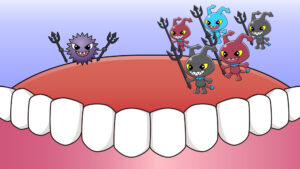 虫歯菌のイラスト