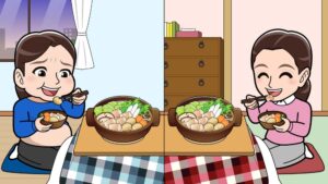 鍋で太る人と太らない人
