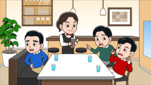 カフェでオーダー