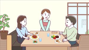 お皿に汚れがあり苦情を言う人