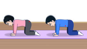 女性と男性の重心の違い