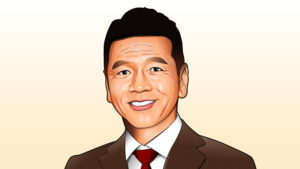 上田晋也さんの似顔絵