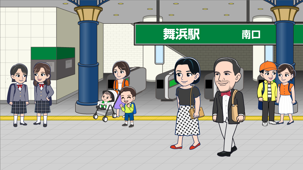 フジテレビ 噂のお客さま イラスト 特急 高品質 イラスト アニメーション制作 合同会社こころえ