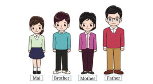 家族のイラスト