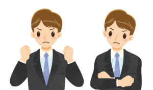頑張るサラリーマン