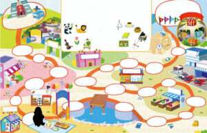 すごろくイラスト