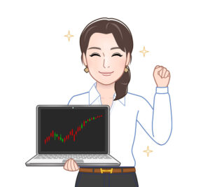 株価が上がって喜ぶ人