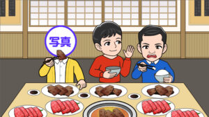 焼肉屋でのエピソード